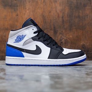 Nike Air Jordan 1 White Black Royal